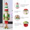 Set of 2 28''H Lighted Resin Christmas Nutcracker with Cupcake Hat Porch Decor with Timer
